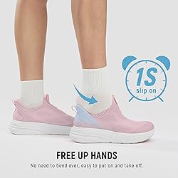 AIRHAS Womens Wide Toe Box Walking Shoes Slip On