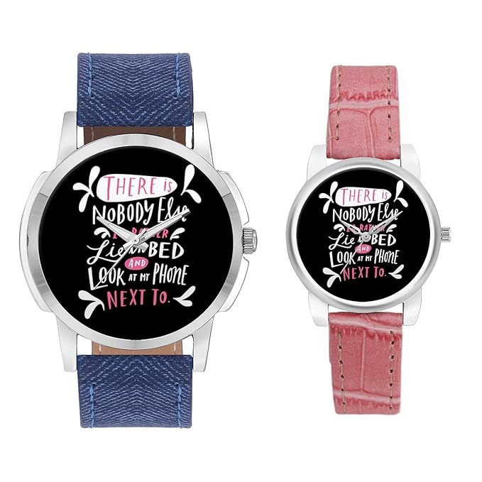 Gifts for Couple, Multicolor Dial Wrist Watch for Men and Women