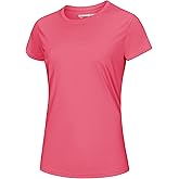 MAGCOMSEN Women's Short Sleeve T-Shirts UPF 50+ Sun Protection Quick Dry Athletic Running Workout Rash Guard Tops