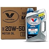 Valvoline VR1 Racing SAE 20W-50 Motor Oil 5 QT, Case of 3