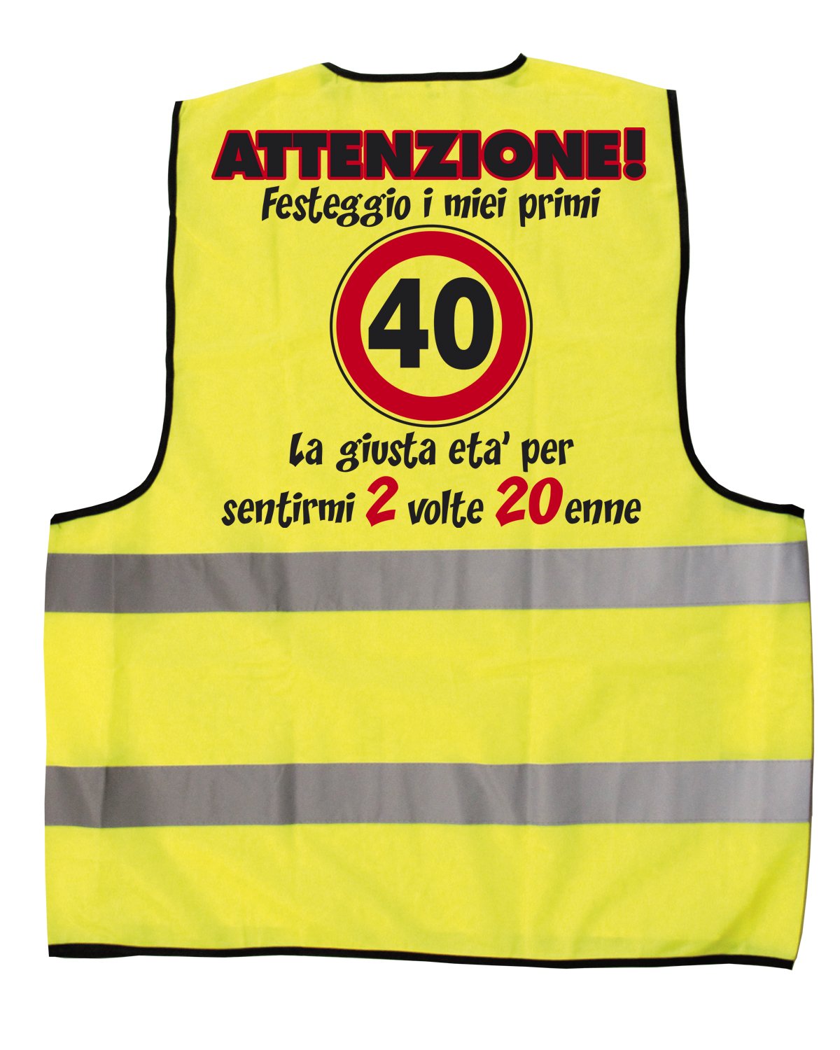 Bombo Birthday Vest, yellow, One Size