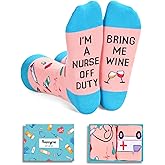 HAPPYPOP Get Well Soon Gifts - Socks for Breast Cancer Awareness Survivor Nurse Week