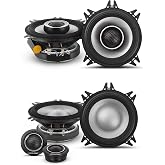 Alpine Speaker Bundle S2-S40C 4" Component Speaker Set &amp; S2-S40 4" Coaxial Speaker Set