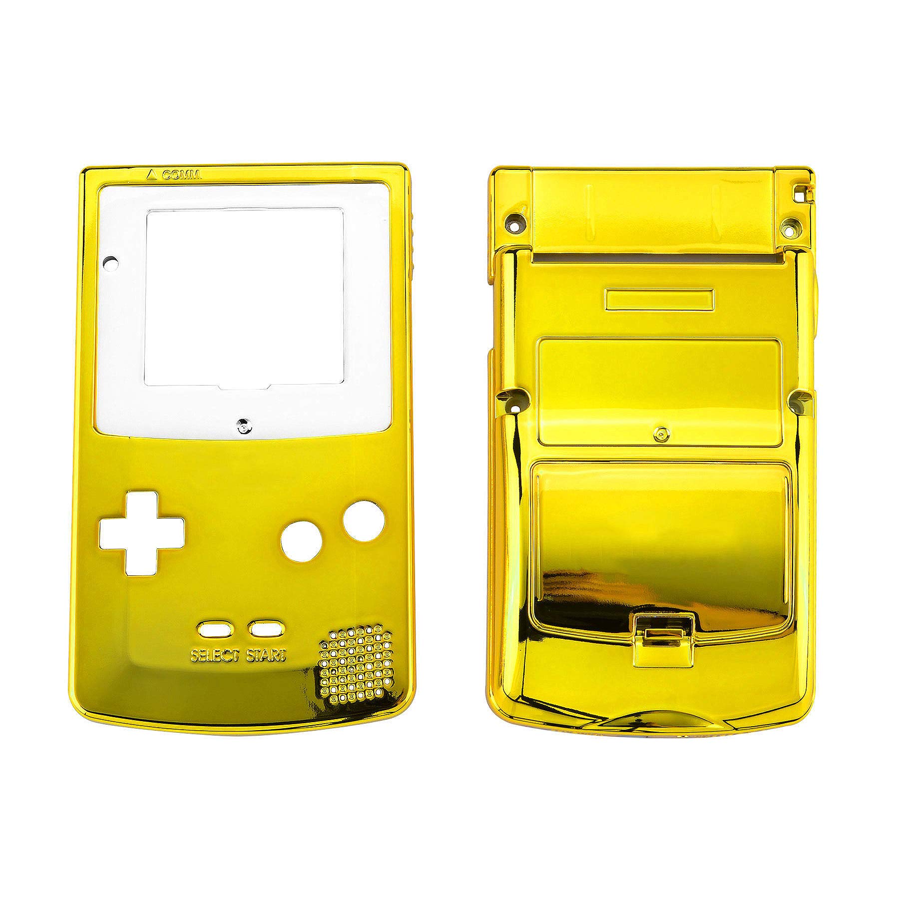 eXtremeRate Chrome Gold GBC Replacement Full Housing Shell Cover w/Buttons  Screws Screwdriver Tools Set for Gameboy Color - Handheld Game Console NOT  Included - Buy Online - 212570916