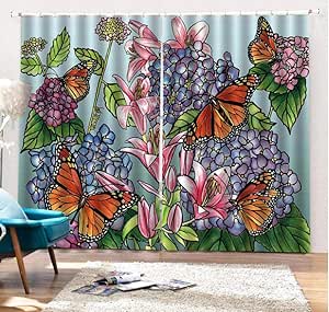 MUXIAND Cortinas de Ventana tamaño Personalizado 3D para Sala de Estar