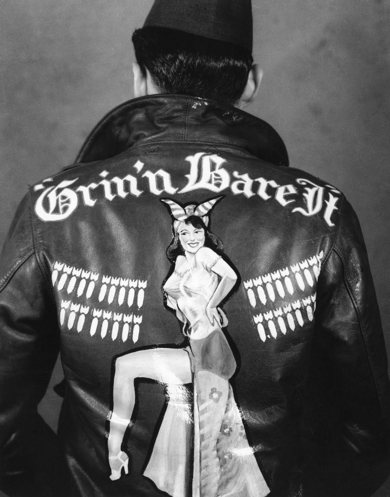 Wwii Bomber Jacket 1944 Nleather Jacket Worn By The Crew Members Of The Boeing B-17 Flying Fortress 