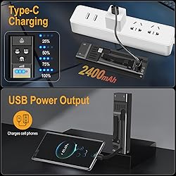 BORUIT V30 LED Small Powerful EDC Flashlight and U7