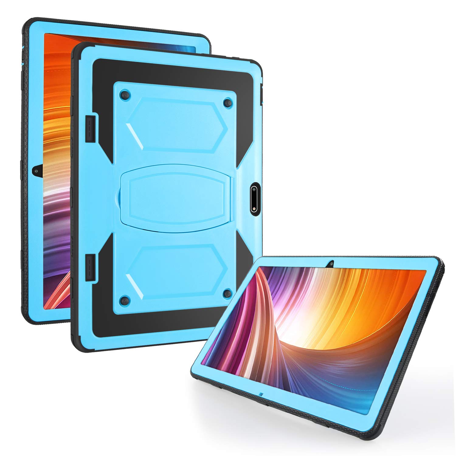 Mignova for Dragon Touch Max 10 Plus Case,Veidoo T10/T20 Tablet case,Meize K105/K106/K10110 inch case,FLYING TECH 10 inch case,Victbing 10 inch case,Lectrus 10 inch case,FEONAL 10 inch case(Blue)