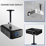 Yizerel Mini Ceiling Projector Mount 2 Pack, 360° Adjustable Heads view 5