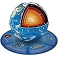 Educational 3D Earth Globe Puzzle Kit for Kids 8-14, Geography Learning Toy, 50-Piece DIY Jigsaw World Map Model - Birthday Gift for Boys and Girls!