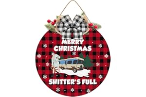 ARSEMICA National Lampoon's Christmas Vacation Decorations, Funny Christmas Welcome Sign Front Door Decor, Farhouse Christmas Wooden Hanging Sign Wall Decor, Griswold Christmas Vacation Merchandise Gifts