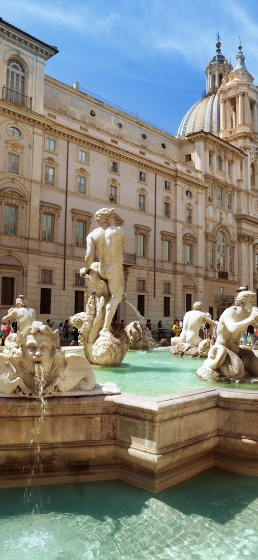 PeelitStickit Famous Rome Buildings and Cities Wallpaper Design, Wall Mural ID-015, vinyl