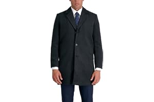 Haggar mens Brushed Twill Top CoatTopcoat