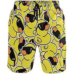 visesunny Rubber Duck Cartoon Character Print