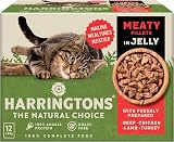 Harringtons Complete Wet Pouch Grain Free Hypoallergenic Adult Cat Food Meaty view 2