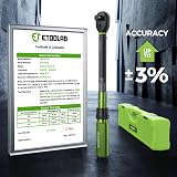 ETOOLAB 1/2 Drive Torque Wrench Dual-Range 20-230Nm 72-Tooth view 4