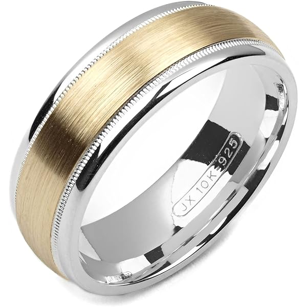 Alain Raphael 2 Tone Sterling Silver and 10k Yellow Gold 8