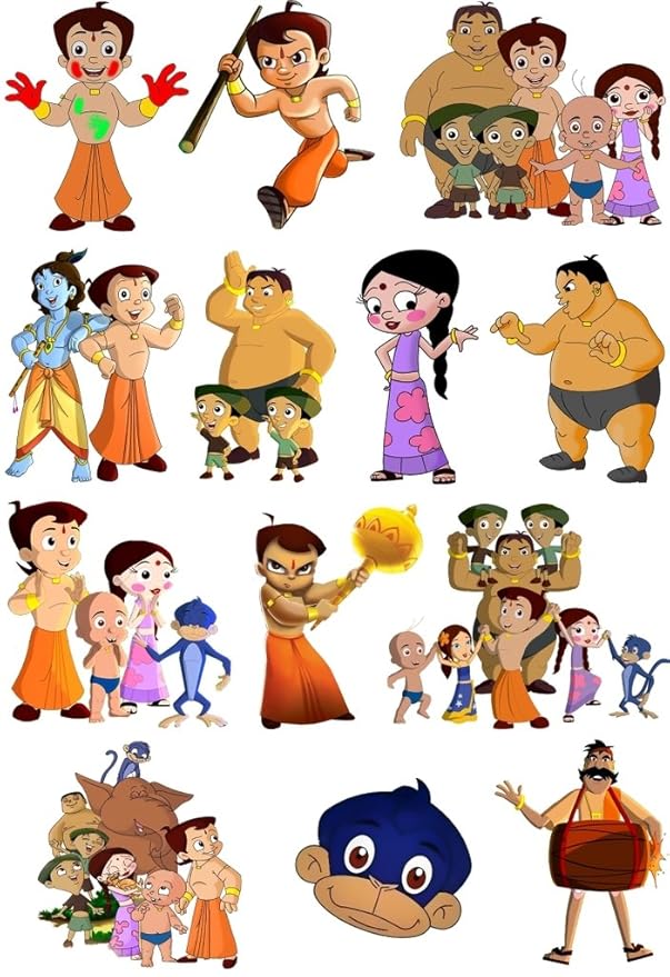 Buy Chhota Bheem Stickers Online at Low Prices in India - Amazon.in