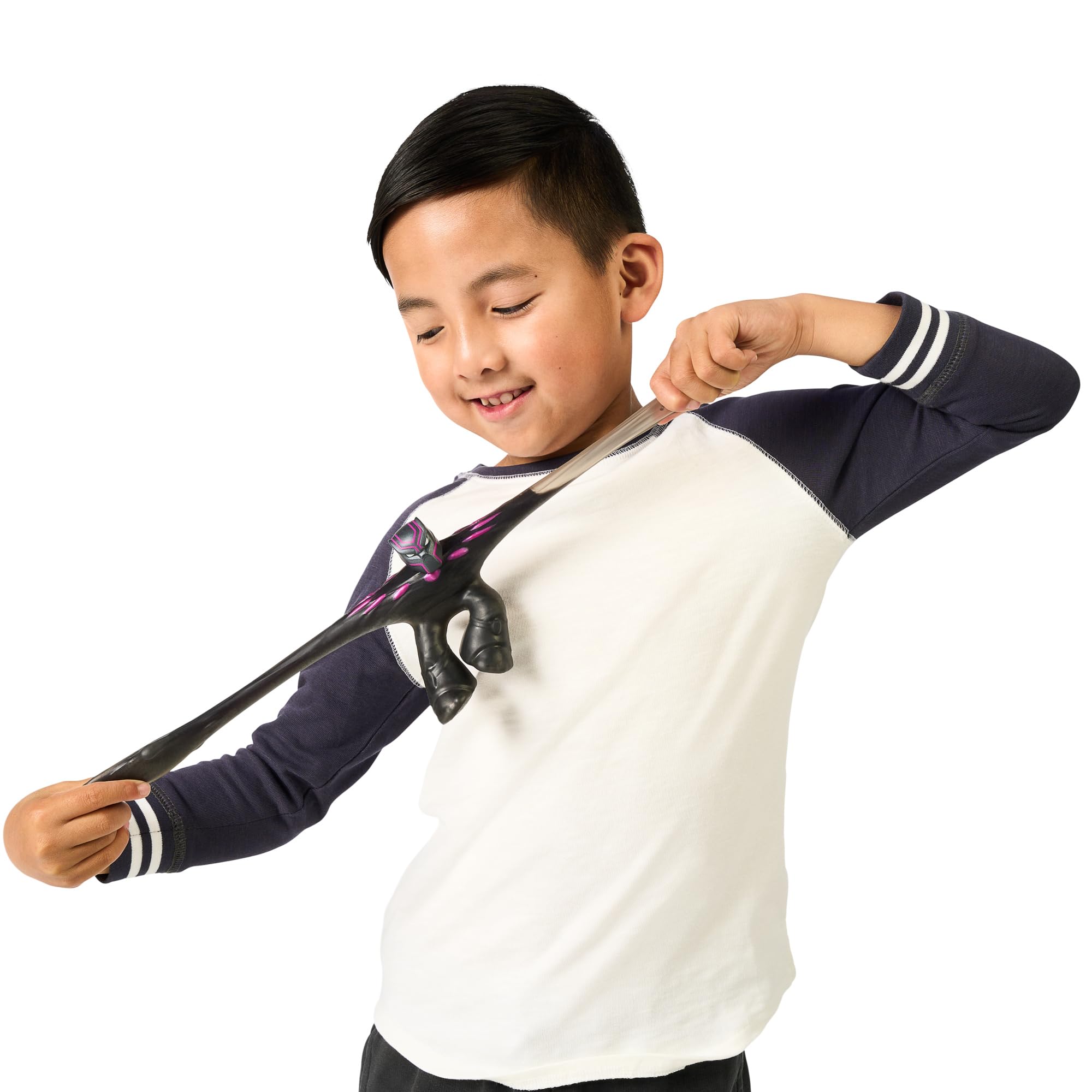 Heroes of Goo Jit Zu Goo Shifters Marvel Stretchy Vibranium Energy Blast Black Panther. Super Squishy Marvel 4.2 Toy Figure. Crush The Core! Transform The Color of The Goo!