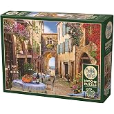 Cobble Hill 1000 Piece Puzzle - French Village - Sample Poster Included