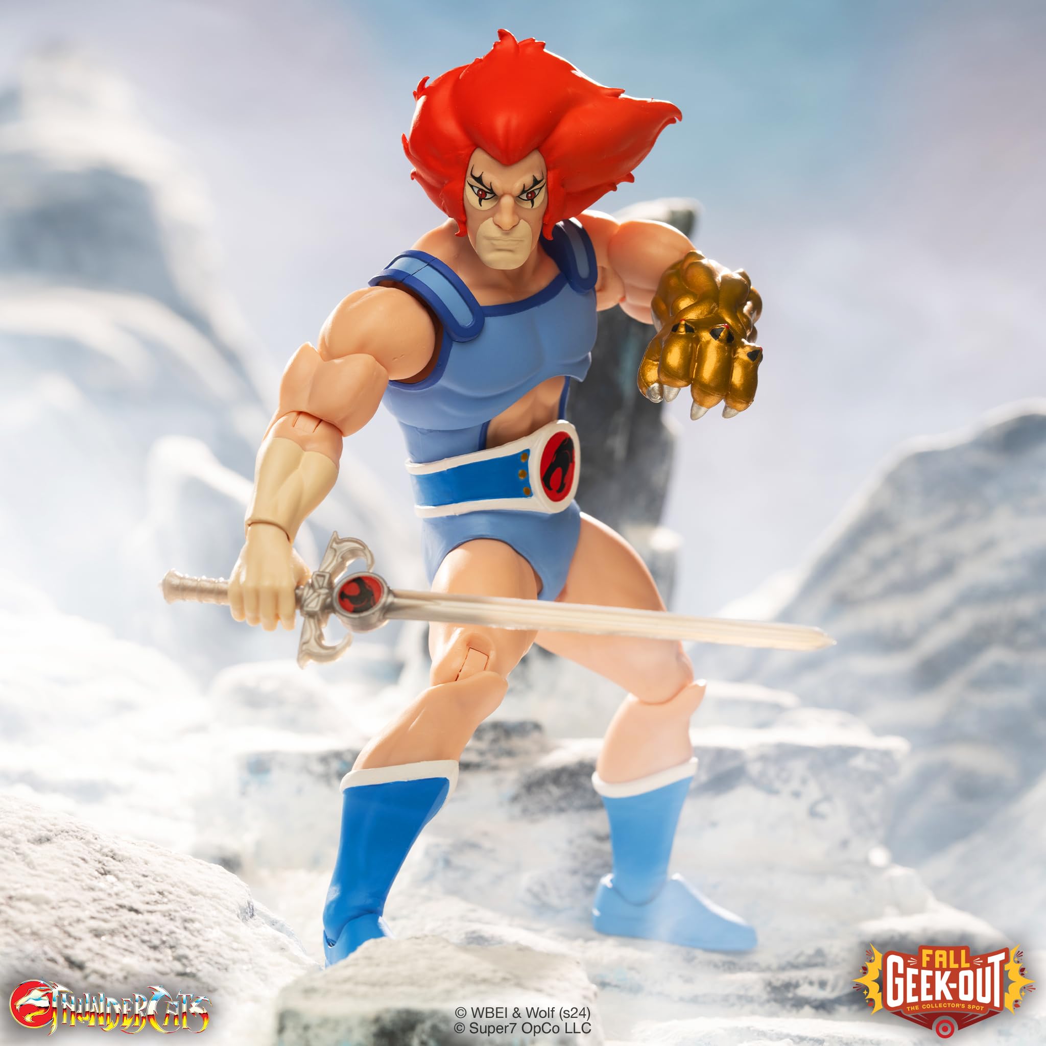 Super7 Deluxe Thundercats Lion-O - Figura de acción Thundercats de 7 con accesorios Coleccionables de dibujos animados clásicos y juguetes retro Super7 Deluxe Thundercats Lion-O - Figura de acción Thundercats de 7 con accesorios Coleccionables de dibujos animados clásicos y juguetes retro