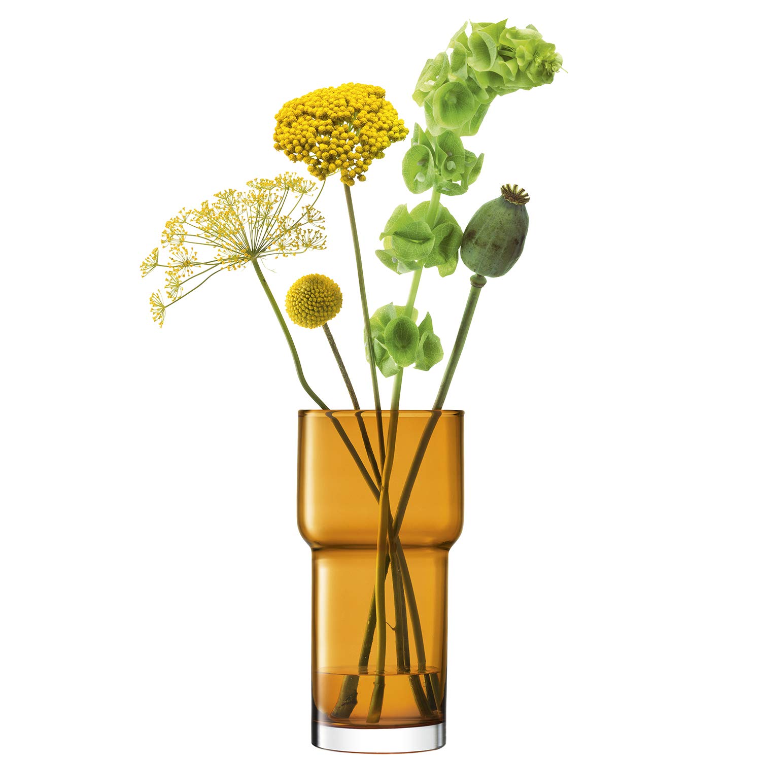 LSA International Utility Vase H22cm Amber| 1 Unit | Mouthblown & Handmade Glass | UT90