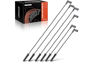 A-Premium Ignition Spark Plug Wires Set of 6 Compatible with Buick Rendezvous, Terraza & Chevrolet Equinox, Malibu, Uplander & Pontiac G6, Montana, Torrent & Saturn Relay, 3.4L 3.5L