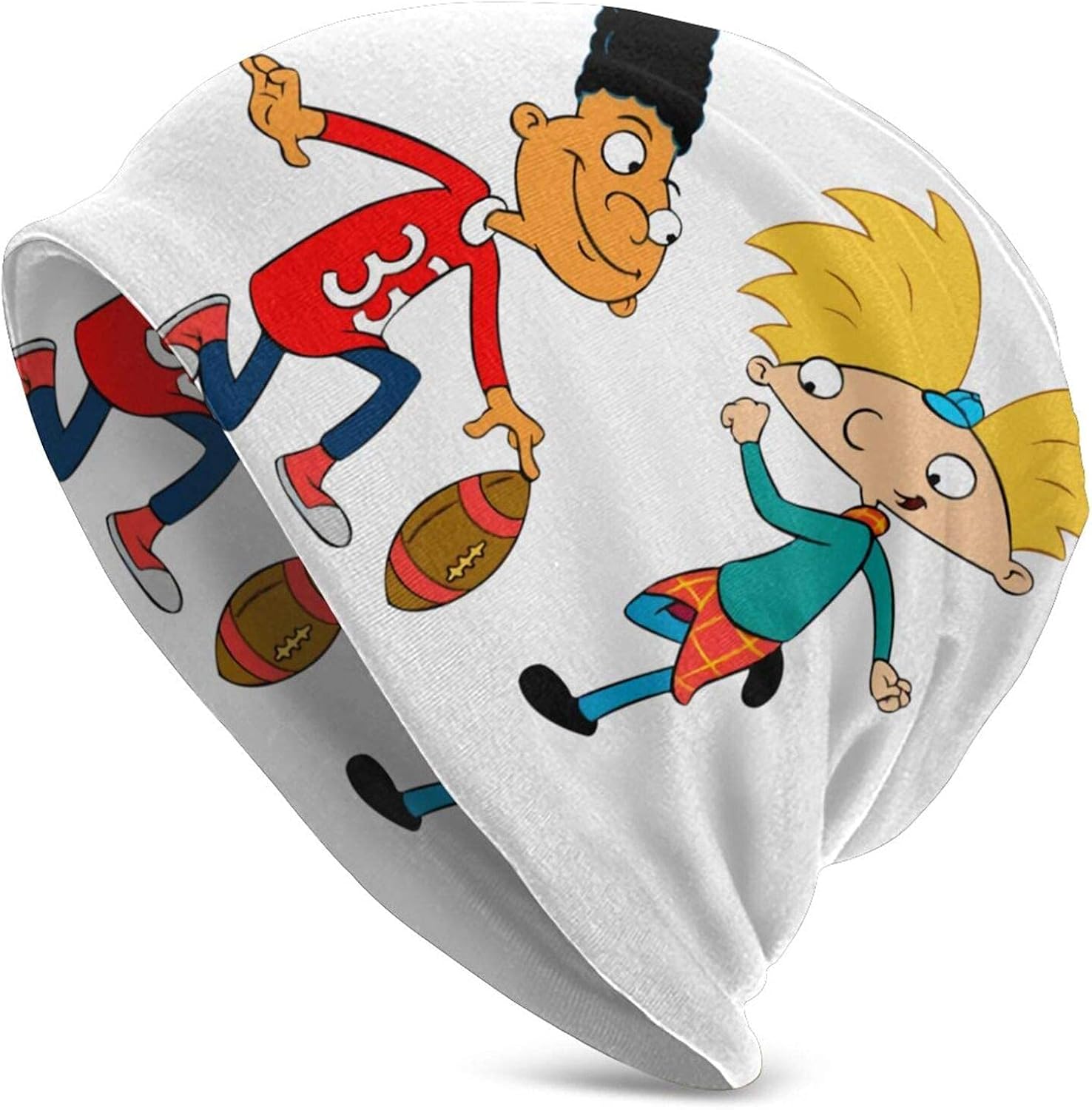Hey Arnold! Cap Beanie Hat,Skull Hat Helmet Liner Bald Cap,Suitable for
