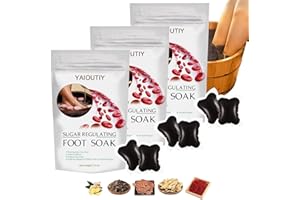YaiouTiy Herbs Cleansing Foot Soak Beads, Moisturizes The Skin and Relieves Fatigue, Sugar Regulating Foot Soak, Natural Herbal Foot Cleansing Soak Beads (30PCS)