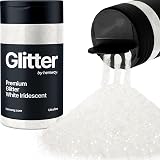 Hemway White Iridescent Glitter Shaker 130g Ultrafine Resin Epoxy