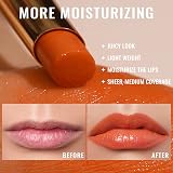 Oulac Moisturising Orange Lipstick - Hydrating Lip Colour, Vegan Cruelty-Free view 5