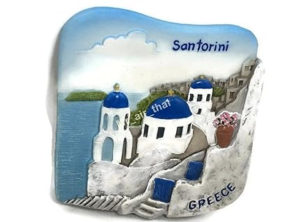 Image result for images Santorini Greece souvenir magnet