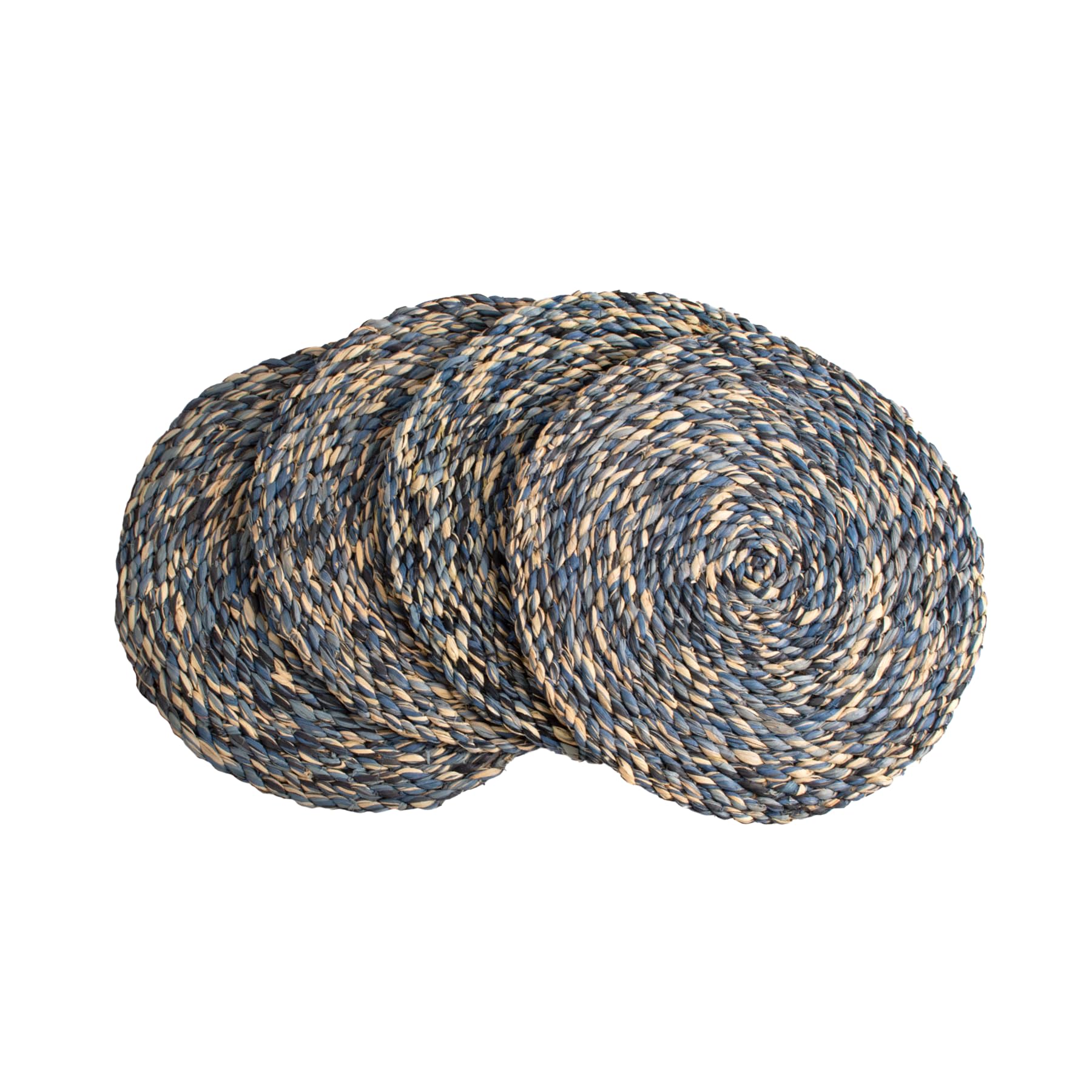 KAZI Essentials Boho Round Woven Placemats – Set