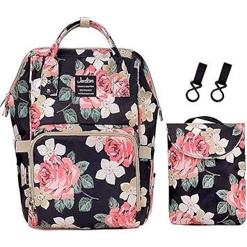 floral diaper backpack