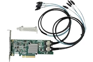 YiBaoTong 9207-8i SAS2308 SATA/SAS 6Gb/s PCI-E 3.0 HBA LSI FW:P20 IT Mode for ZFS FreeNAS unRAID+ 2 * 8087-SATA Cable