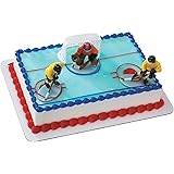 Hockey FaceOff DecoSet Cake Decoration