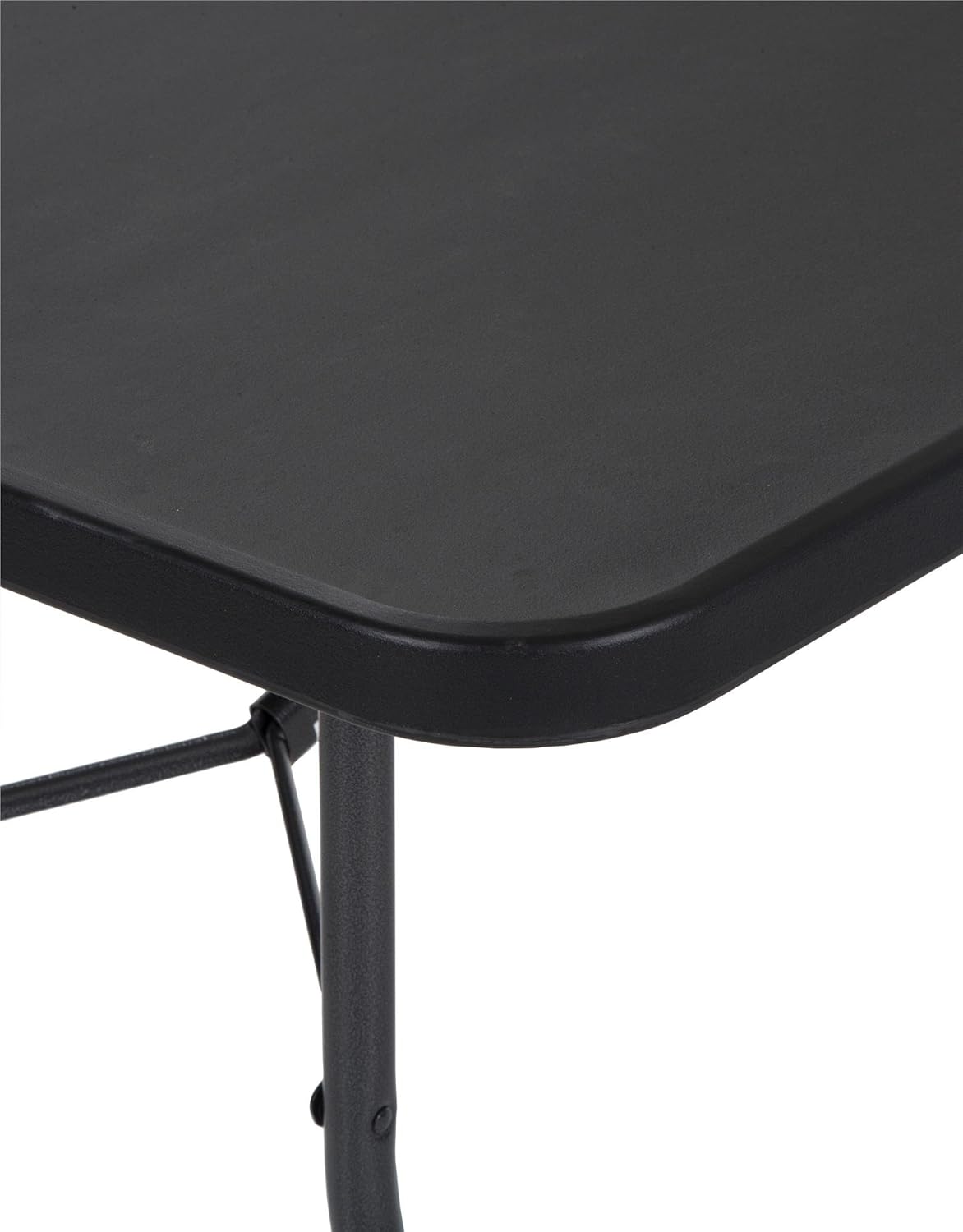 Cosco Deluxe 6 foot x 30 inch Fold-in-Half Blow Molded Folding Table, Black: Kitchen & Dining