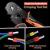 Preciva Ferrule Crimping Tool Kit 0.08-16mm² 28-5 AWG Self-Adjust Ratchet view 3