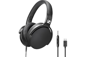 Sennheiser HD 400U - Over-Ear Headphone with Smart Remote, Black