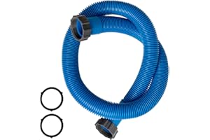 IDEASURE DEASURE 29060E Pool Hose for Above Ground Pools - 1.5" Diameter Connection Pool Pump Hose for Intexx Cole man Filter Pumps, Sand Filters & Saltwater Systems, 59" Long Accessory Hose, 1 Pack