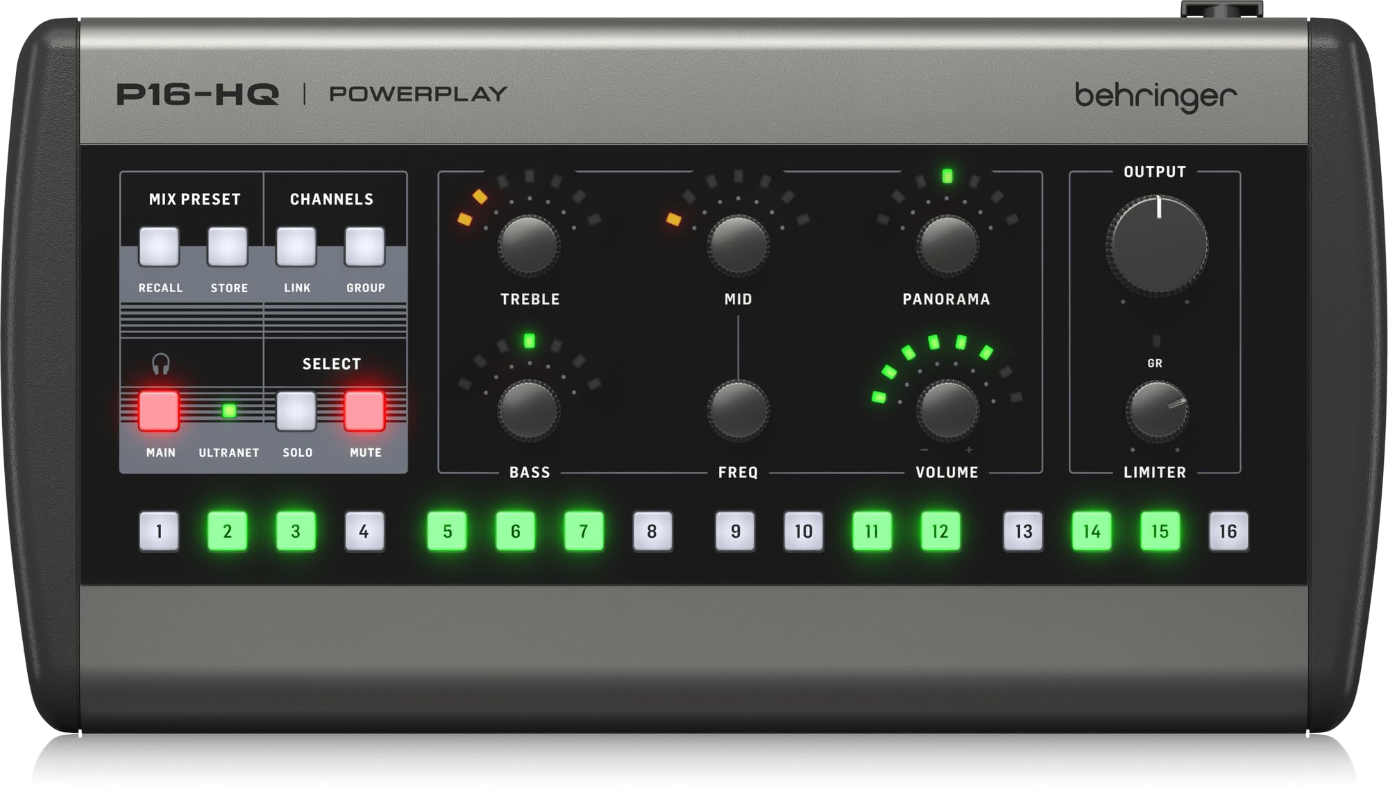 Behringer Powerplay P16-HQ 16-Channel Digital