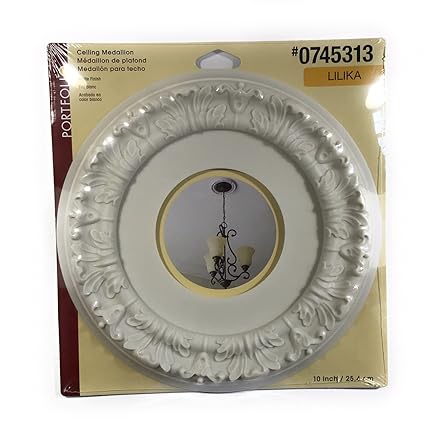 Home Lighting Portfolio 10 In X 10 In Composite Ceiling Medallion