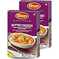 Shan - Butter Chicken Seasoning Mix (50g) - Spice Packets for Chicken in Butter Sauce (Pack of 2)