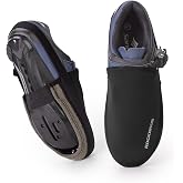 ROCKBROS Cycling Shoe Toe Covers for Men Women Winter | Cold Weather, Bike Overshoes, Thermal, Bicycle Toe Protector, Kevlar，Green,Black