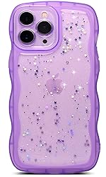 Qokey for iPhone 12 Pro Max Case 6.7" Curly Wave