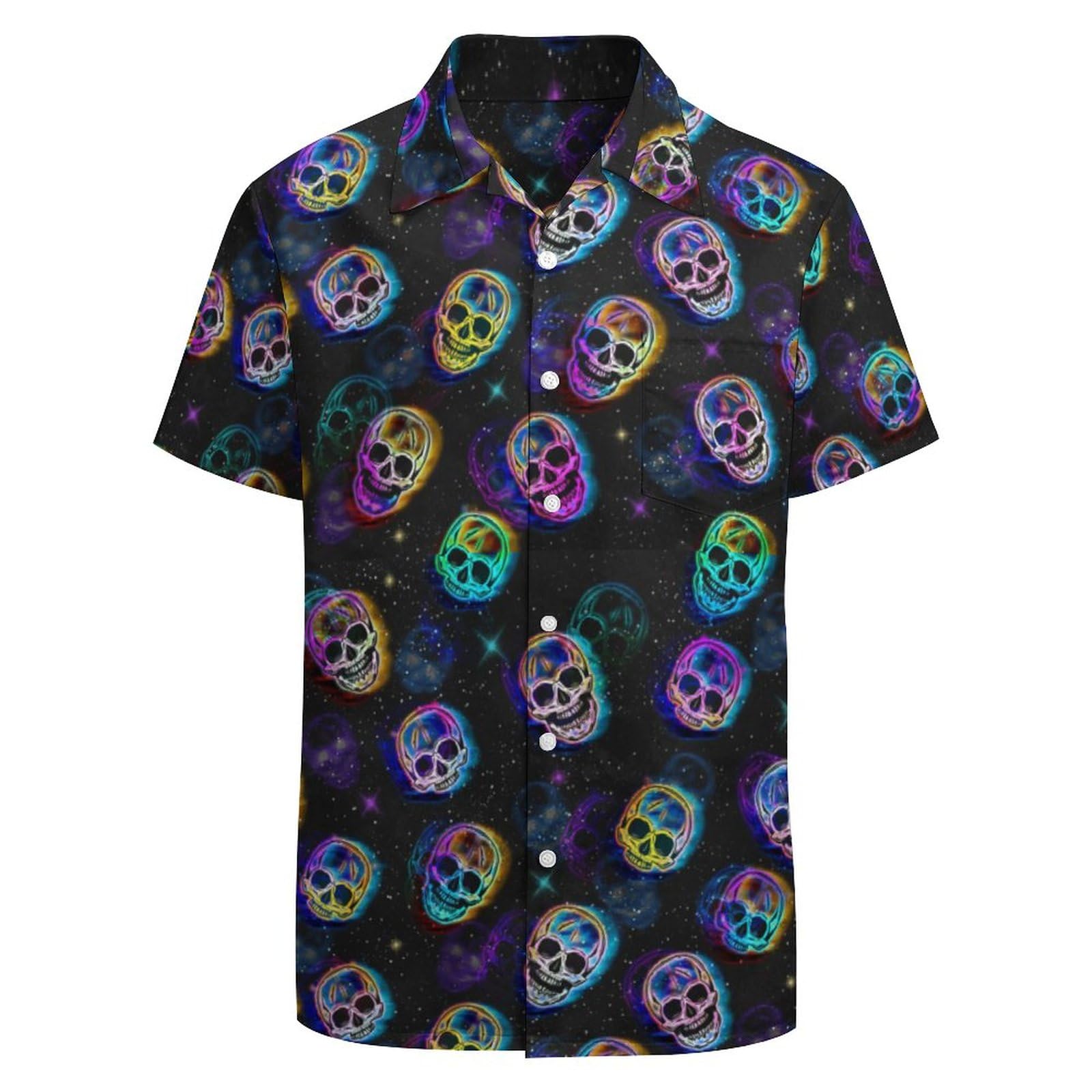 thumbnail image 2 of Dropship Men's Floral Shirt Long Sleeve Casual Button Down Shirt Slim Fit Flower Dress Shirt 2 of 11