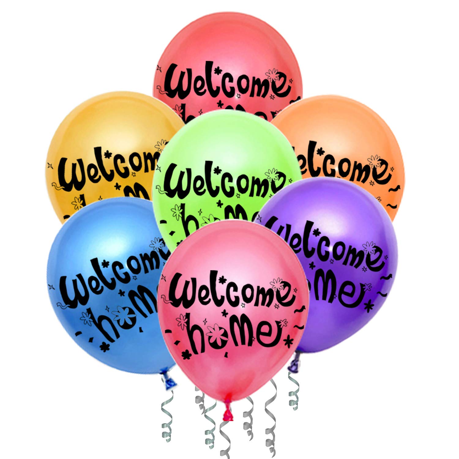 Fechy Welcome Home Decoration Set Welcome Home Tropical Balloons Mixed for Home Decoration Family Party Supplies 21 Pieces