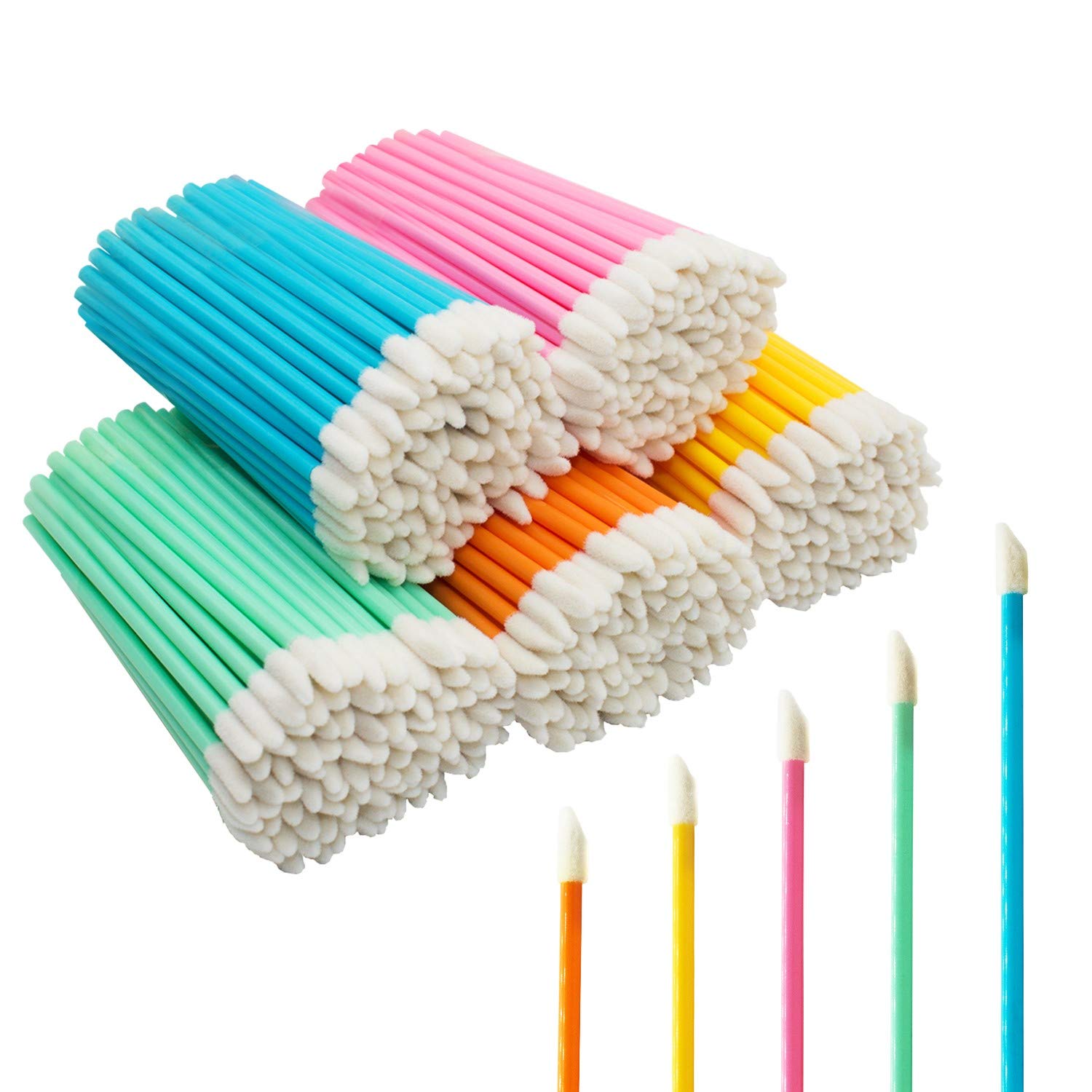 Disposable Lip Brushes Make Up Brush Lipstick Lip Gloss Wands Applicator Tool Makeup Beauty Tool Kits … (500 LIP BRUSH): Beauty