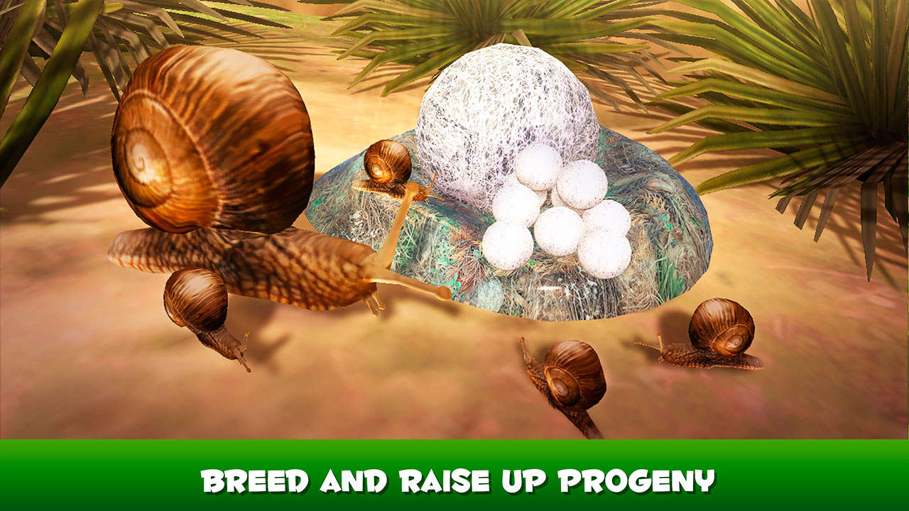 Land Snail Simulator Shell 3D Exploration of Micro World Small