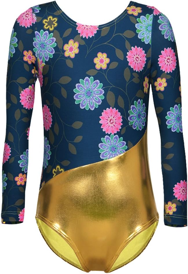 DAXIANGLong Sleeve Gymnastics Leotards for Girls Gymnastics Outfi Dance Unitard Biketards